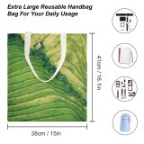yanfind Great Martin Canvas Tote Bag Double Field Grassland Outdoors Rug Landscape Agriculture Plant Countryside Vegetation Scenery Summer Grass white-style1 38×41cm