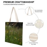 yanfind Great Martin Canvas Tote Bag Double Field Grassland Outdoors Countryside Farm Rural Meadow Plant Grass Flower Public white-style1 38×41cm