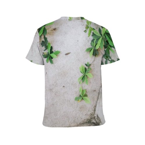 yanfind Adult Full Print T-shirts (men And Women) Abandoned Aged Botany Building Construction Daylight Daytime Design Detail Exterior Facade