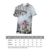 yanfind Adult Full Print T-shirts (men And Women) Aged Architecture Automobile Building Busy Car Center City Contemporary Destination District