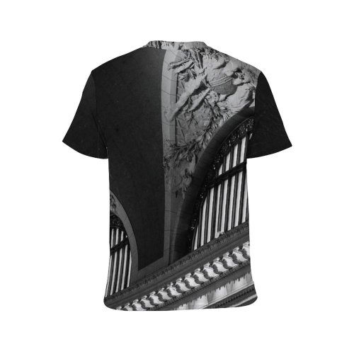 yanfind Adult Full Print T-shirts (men And Women) Aged Arch Architecture Attract Brick Building Bw Ceiling Cement Ceramic Classic Column