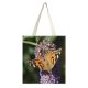 yanfind Great Martin Canvas Tote Bag Double Butterfly Insect Invertebrate Monarch Purple Plant Pollen Flower Arachnid Garden white-style1 38×41cm