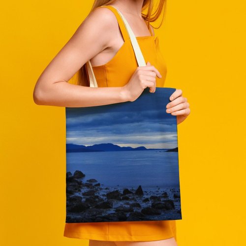 yanfind Great Martin Canvas Tote Bag Double Coast Sea Bellingham Ocean Beach United States Washington Rock Lake Landscape white-style1 38×41cm