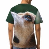 yanfind Adult Full Print T-shirts (men And Women) Adorable Beautiful Cute Defocused Dog Funny Fur Natural Nose Outdoors Park