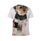 yanfind Adult Full Print T-shirts (men And Women) Adorable Care Creature Curious Cute Dog Fauna Fluff Friendly Funny Fur