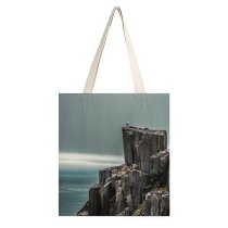 yanfind Great Martin Canvas Tote Bag Double Cliff Outdoors Birds Isle Skye United Grey Promontory Adventure Leisure Activities white-style1 38×41cm