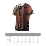 yanfind Adult Full Print T-shirts (men And Women) Accommodation Aged Architecture Area Autumn Brick Wall Building Calm Car City Condominium