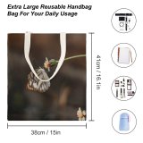 yanfind Great Martin Canvas Tote Bag Double Dhaka Bangladesh Insect Invertebrate Petal Plant Butterfly Flower Beautiful Landscape Photo white-style1 38×41cm