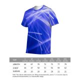 yanfind Adult Full Print T-shirts (men And Women) Abstract Artificial Backdrop Beam Colorful Space Creative Design Diffuse Dusk Dynamic Energy