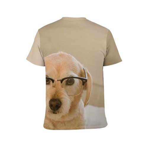 yanfind Adult Full Print T-shirts (men And Women) Accessory Adorable Bed Bedroom Calm Comfort Cozy Creature Cute Dog