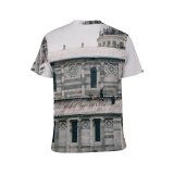 yanfind Adult Full Print T-shirts (men And Women) Aged Architecture Attract Balcony Building Carve Cathedral Catholic Church Classic Construction