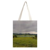 yanfind Great Martin Canvas Tote Bag Double Field Grassland Outdoors Grass Countryside Farm Rural Meadow Landscape Plant Pasture Land white-style1 38×41cm