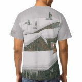 yanfind Adult Full Print T-shirts (men And Women) Accommodation Aged Architecture Building City Cottage Country Countryside Daytime District Dwell Exterior