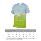 yanfind Adult Full Print T-shirts (men And Women) Adorable Calm Coast Creature Curious Cute Daytime Dog Fauna Foliage Friend