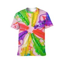 yanfind Adult Full Print T-shirts (men And Women) Action Against Assorted Attack Battle Challenge Colorful Combat Compete Competition Competitive