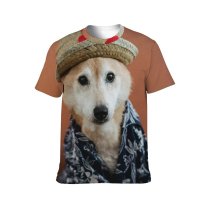 yanfind Adult Full Print T-shirts (men And Women) Adorable Attentive Carpet Casual Charming Cloth Comfort Space Cozy Creature