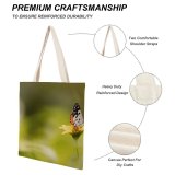yanfind Great Martin Canvas Tote Bag Double Butterfly Insect Invertebrate Monarch Plant Pollen Photo Stock white-style1 38×41cm