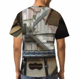 yanfind Adult Full Print T-shirts (men And Women) Aged Architecture Building City Complex Construction Daytime District Dry Dwell Exterior Facade