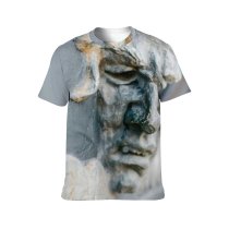 yanfind Adult Full Print T-shirts (men And Women) Aged Angel Architecture Art Bas Relief Blurred Carved Daylight Decor Decorative