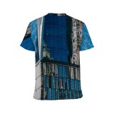 yanfind Adult Full Print T-shirts (men And Women) Accommodation Architecture Attract Building Capital Center City Cloudless Condominium Construction Contemporary Corporate