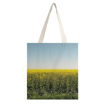 yanfind Great Martin Canvas Tote Bag Double Field Grassland Outdoors Countryside Farm Meadow Rural Wolfsburg Sky Landscape Flower Stock white-style1 38×41cm