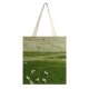 yanfind Great Martin Canvas Tote Bag Double Field Grassland Outdoors Sheep Countryside Farm Rural Grazing Meadow Pasture Ranch Christchurch white-style1 38×41cm