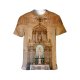 yanfind Adult Full Print T-shirts (men And Women) Altar Ancient Authentic Belief Believe Bench Building Cathedral Catholic Chandelier Church