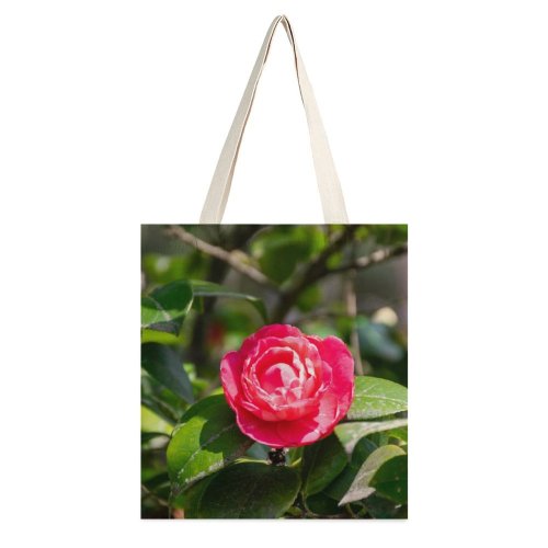 yanfind Great Martin Canvas Tote Bag Double Flower Plant Rose Sochi Россия Petal Leaf Geranium white-style1 38×41cm