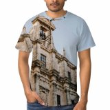 yanfind Adult Full Print T-shirts (men And Women) Aged Ancient Architecture Attract Authentic Sky Building Burial City Classic Column Construction