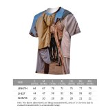 yanfind Adult Full Print T-shirts (men And Women) Aged Anonymous Arid Authentic Calm Camel Cloudy Countryside Creature Desert Desolate Drought