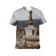 yanfind Adult Full Print T-shirts (men And Women) Aged Ancient Architecture Belief Buddhism Building Castle Cathedral Cloudy Construction District
