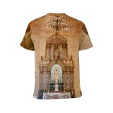 yanfind Adult Full Print T-shirts (men And Women) Altar Ancient Authentic Belief Believe Bench Building Cathedral Catholic Chandelier Church