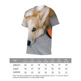 yanfind Adult Full Print T-shirts (men And Women) Adorable Beautiful Bed Friend Cute Dog Fur Furry Lazy
