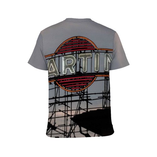 yanfind Adult Full Print T-shirts (men And Women) Advertise Board City Cloudy Colorful Commerce Construction Contemporary Design Detail Electric