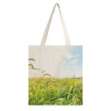 yanfind Great Martin Canvas Tote Bag Double Field Grassland Outdoors Plant Jar Potted Pottery Vase Countryside Grass Herbs Planter white-style1 38×41cm