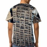 yanfind Adult Full Print T-shirts (men And Women) Aged America Architecture Building Center City Cityscape Complex Construction Contemporary Creative