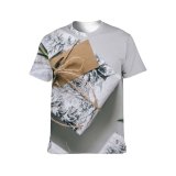 yanfind Adult Full Print T-shirts (men And Women) Acorns Christmas Gifts Presents Season Time Decoration Design Flatlay Holidays Leaf