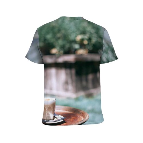 yanfind Adult Full Print T-shirts (men And Women) Atmosphere Sky Breathtaking Cattle Cloudy Space Countryside Daylight Ecology Farmland Feed