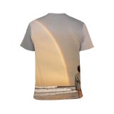 yanfind Adult Full Print T-shirts (men And Women) Admire Anonymous Barefoot Beach Coast Coastline Colorful Embankment Faceless Female Flying Freedom