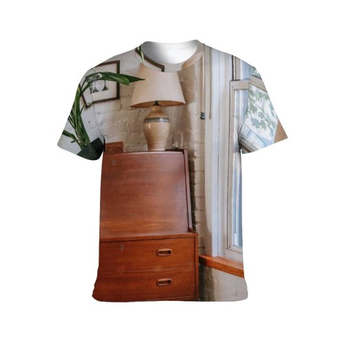yanfind Adult Full Print T-shirts (men And Women) Aged Art Bed Bedroom Blanket Chain Chair Comfort Commode Cozy Curtain Daylight
