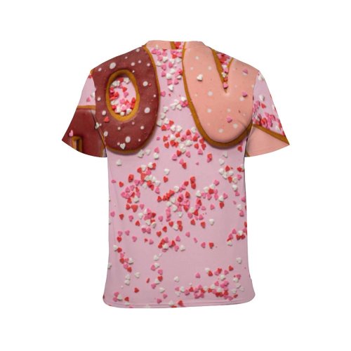yanfind Adult Full Print T-shirts (men And Women) Affection Art Celebrate Colorful Concept Cookie Creative Decor Decoration Decorative Design