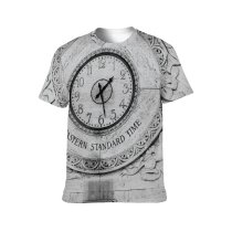 yanfind Adult Full Print T-shirts (men And Women) Aged Ancient Arrow Art Building Bw Carve Check Classic Clock Arms