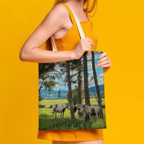 yanfind Great Martin Canvas Tote Bag Double Field Grassland Outdoors Cattle Cow Countryside Farm Rural Grazing Meadow Pasture Ranch white-style1 38×41cm