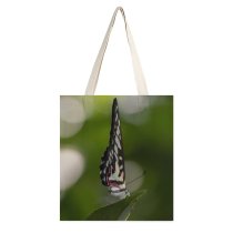 yanfind Great Martin Canvas Tote Bag Double Butterfly Insect Invertebrate Birds Monarch Public Domain white-style1 38×41cm