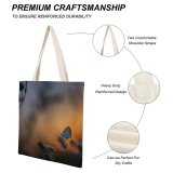 yanfind Great Martin Canvas Tote Bag Double Butterfly Plant Weed Insect Flora Invertebrate Sunset Vineland United States HQ Polen white-style1 38×41cm