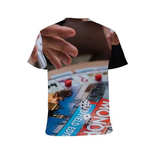 yanfind Adult Full Print T-shirts (men And Women) Anonymous Assorted Banknote Bill Blurred Board Game Budget Cash Colorful Creative