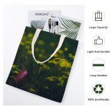 yanfind Great Martin Canvas Tote Bag Double Field Grassland Outdoors Plant Countryside Farm Meadow Rural Daisies Daisy Flower white-style1 38×41cm