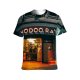 yanfind Adult Full Print T-shirts (men And Women) Aged Architecture Avenue Bar Building Café Calm City Construction Contemporary Dark Decor