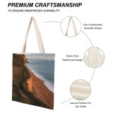 yanfind Great Martin Canvas Tote Bag Double Cliff Outdoors Promontory West Bay Uk Scenery Landscape Slope Creative Commons white-style1 38×41cm