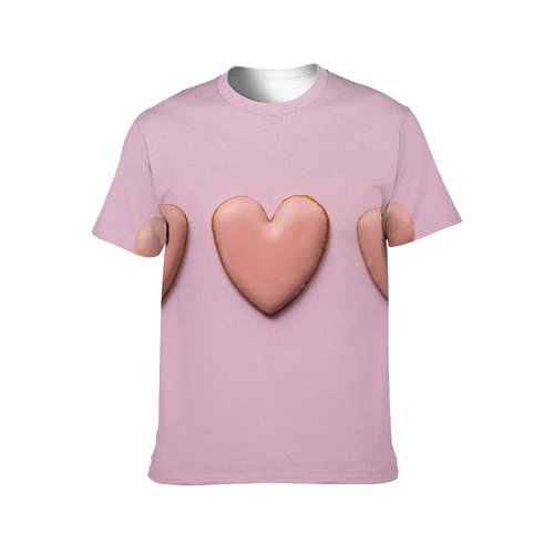 yanfind Adult Full Print T-shirts (men And Women) Affection Art Celebrate Colorful Concept Cookie Creative Decor Decoration Decorative Design Detail